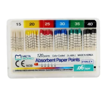 Meta Absorbent Paper Points 4 % (Length Marked)