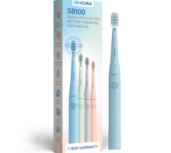 Oracura SB100 Sonic Lite Electric Battery Operated Toothbrush